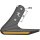Replacement wing Hard metal - left