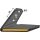 Replacement wing Hard metal - left