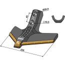 Sweep 220mm - Hard metal