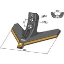 Gänsefussschar 285mm - Hartmetall