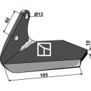 Replacement wing - left