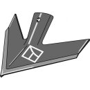 Schnell-Wechsel-Flügelschar für Flachgrubber