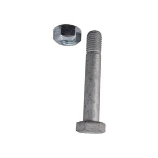 Abscherschraube M12 mit Sicherungsmutter