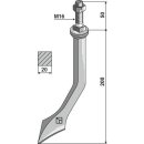 Löffel-Ackereggenzinken aus Bohrstahl, vergütet
