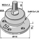 Bearing usable for slurry