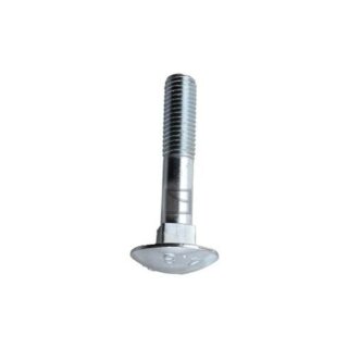 Saucer-head screw with self-locking nut