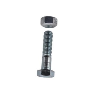 Schraube mit Sicherungsmutter - M12 - 8.8