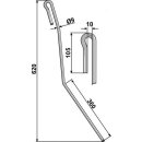 Following tine - outer left