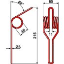 Striegelzinken (Feder)