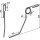 Torsion following tine - left
