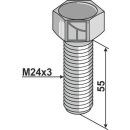 Bolt M24x3x55