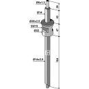 Fertilizer tube