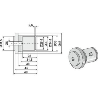 Axle end