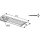 Straw chopper flail blade