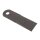 Straw chopper flail blade