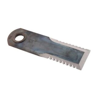 Straw chopper flail blade