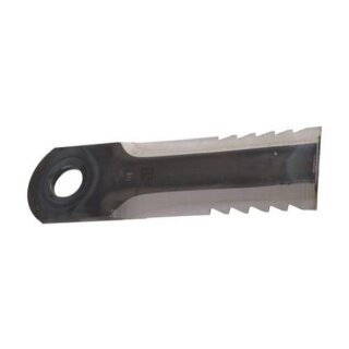 Straw chopper flail blade