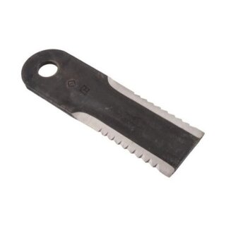 Straw chopper flail blade