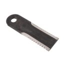 Straw chopper flail blade