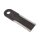 Straw chopper flail blade