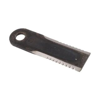 Straw chopper flail blade