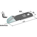 Straw chopper flail blade left - DURAFACE
