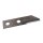 Straw chopper flail blade