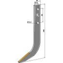 Row cutter hook - Hard metal