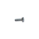 Hexagon bolt M6x1x16 without nut - galvanized