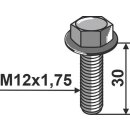 Ratchet-head screw M12x1,75