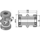 Lager komplett für 30x30 Vierkantwellen