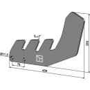 Levelling foot 460mm