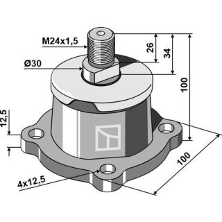 Bearing - right thread