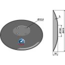 Glatte Scheibe mit flachem Ansatz - Ø410x5