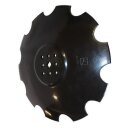 Notched disc with flat neck Ø560