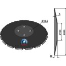 Gewölbte Scheibe Ø450x5 - Gezahnt