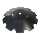 Notched disc Ø610x5 - Truncated