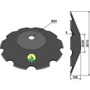 Notched disc Ø610x5 - Truncated