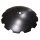 Notched disc Ø910x12