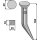 Weld-on harrow teeth with collar