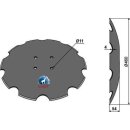 Notched disc Ø460x4