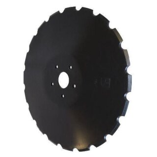 Notched disc with flat neck - Ø510