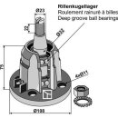 Lager mit Gewinde M20