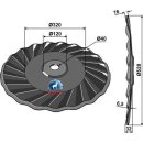 Wavy disc Ø520x6,5 - right