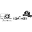 Pedestal bearing UCP - Ø35