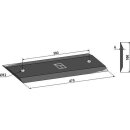 Blades for chopper rollers 470