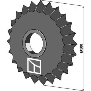 Toothed roller-ring - Ø500mm