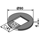 Einstellscheibe Ø90x4x41