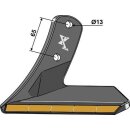 Replacement wing - Hard metal - left