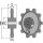 Chain sprocket Ø242